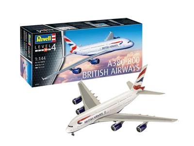 Збірна модель 1:144 літак Airbus A380-800 British Airways Revell 03922