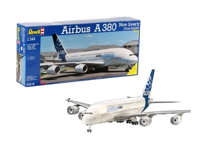 Збірна модель 1:144 літак Airbus A380-800 New livery (First flight) Revell 04218