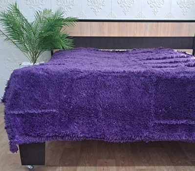 Покрывало травка 150х220 Баклажан (3940)