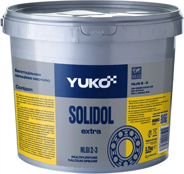 Смазка Yuko Солидол жировой 2.7 кг 3.4 л (4823110408087)