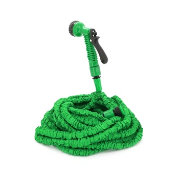 Поливочный шланг Voltronic KY-450G, 15-45м/150ft, + распылитель, насадка на кран, Green, Box (KY-450G)