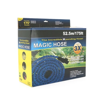 Поливочный шланг Voltronic KY-520G, 17.5-52.5м/175ft, + распылитель, насадка на кран, Green, Box (KY-520G)