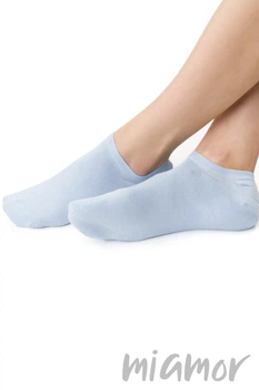 Носки бамбуковые короткие Aura.Via NND2591 Bamboo (3 пары) 38-41 Голубые