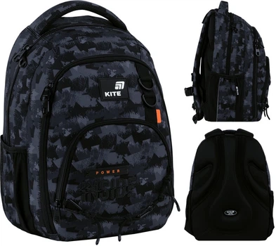 Рюкзак ортопедический Kite Education teens Power Inside 42x32x13 см 19.5 л Черный (K26-905M-4)