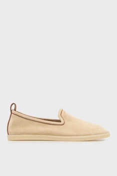 Жіночі бежеві замшеві сліпони Melissa PRPY 36 PRSLT1444W