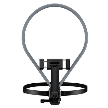 Держатель на шею для телефона и экшн-камеры HOCO K30 Campo neck-hanging holder (4.5-7") Black