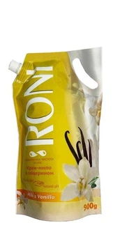 Крем-мило RoNi Milk & Vanilla з гліцерином, дой-пак, 900 г