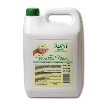 Мило-піна RoNi Jees Vanilla з гліцерином, каністра, 5000 г