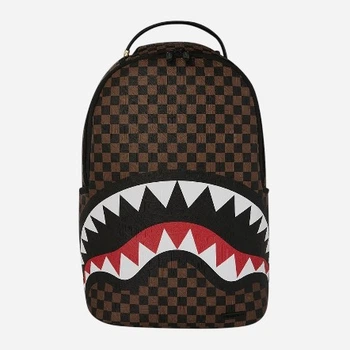 Plecak miejski Sprayground Check 2 Emboss 910B8232NSZ Brązowy (800070353670)