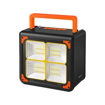 Портативная колонка с фонарем NEWVEW NV-9218 Solar Panel/BT/USB/TF/FM Orange