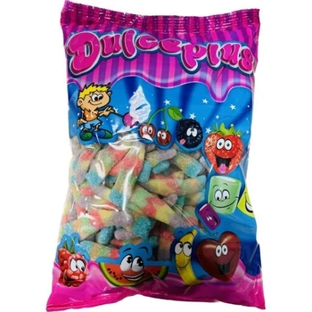 Желейні цукерки Dulce Plus Пляшка Мультиколор кисла 1 кг