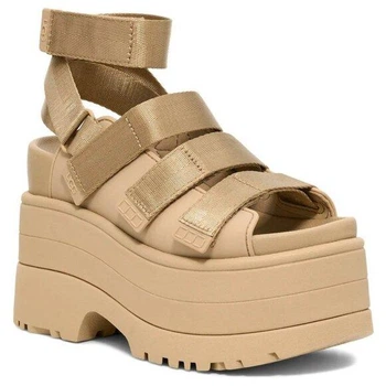 Босоножки женские UGG Goldenstar Ankle Strap Platform Sandal sand 39