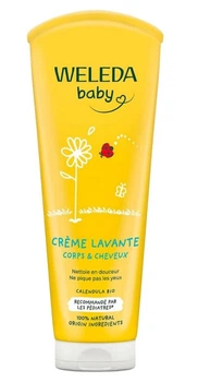 Детский очищающий крем с календулой для волос и тела Weleda Baby Crème Lavante Calendula 200 мл