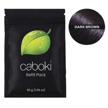 Загущувач для волосся Caboki refil pack (Кабоки темно-коричневий) 30 г. Dark brown