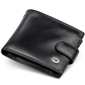Портмоне мужское из натуральной кожи ST Leather В104 черный (JDT-0849854)