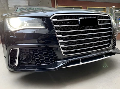Передній бампер W12 RS-Style (2014-2018) для Ауді A8 рр