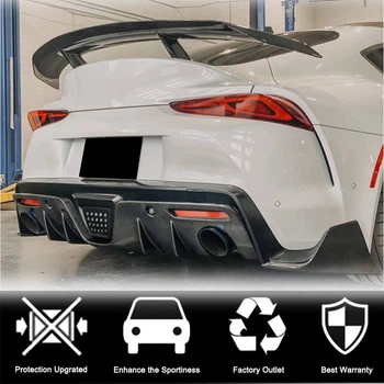 Дифузор заднього бампера V1 (Карбон) для Toyota Supra 2019- рр
