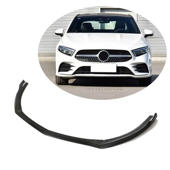 Передняя губа бампера V2 для AMG-Line SD 2018-2021 Карбон для Mercedes A-сlass W177 2018- гг
