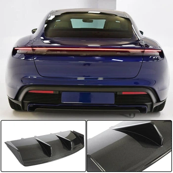 Дифузор заднього бампера (для 2019-2024 Turbo S SD, Карбон) для Porsche Taycan 2019- рр