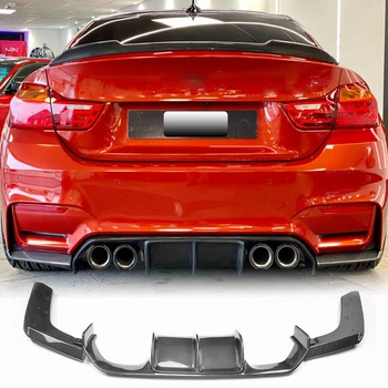 Дифузор заднього бампера V6 (для F80, Карбон) для BMW 3 серія F30/F31 2012-2019 рр