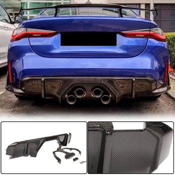 Дифузор заднього бампера V2 (для G82/G83, Карбон) для BMW 4 серія G22/23/26 2020- рр