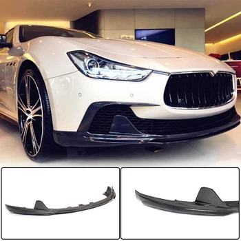 Передний лип-спойлер V3 для Base/S/S Q4 2013-2017, Карбон для Maserati Ghibli