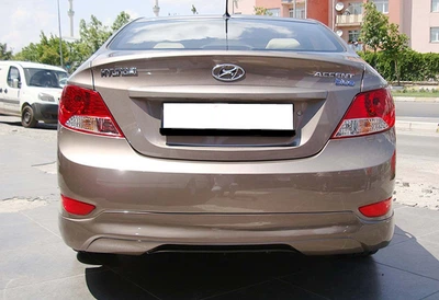 Задний диффузор DPT (Черный Глянец) для Hyundai Accent 2011-2017 гг