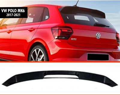 Спойлер DPT V-3 (2017-2021, HB, Черный Глянец) для Volkswagen Polo 2017- гг