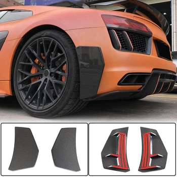 Сплиттеры заднего бампера V1 (2015-2020, Карбон) для Ауди R8 2015- гг