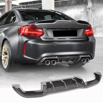 Задний диффузор V5 для F87 M2/M2C, Карбон для BMW 2 серия F22/F23 2014-2021 гг