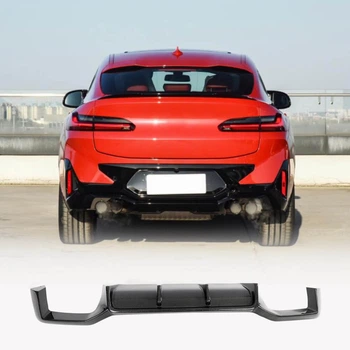 Диффузор заднего бампера (для F98 2022-2025, Карбон) для BMW X4 G02 2018- гг