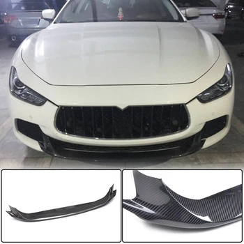 Передний лип-спойлер V2 для бампера Base/S/S Q4 2013-2017 Карбон для Maserati Ghibli