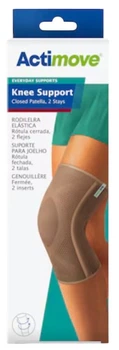 Бандаж колінного суглоба Actimove Everyday Supports Knee Support з фіксаторами Бежевий розмір M 1 шт (4042809670691)
