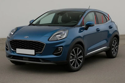 Нижние молдинги окон нержавейка (8 шт) для Ford Puma 2019- гг