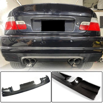 Дифузор заднього бампера V1 (для M3, Карбон) для BMW 3 серія E46 1998-2006 рр