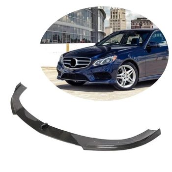 Передний Лип-спойлер V2 для AMG-Line 2013-2016 Карбон для Mercedes E-сlass W212