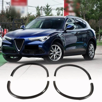 Накладки на арки (2017-2023, Карбон) для Alfa Romeo Stelvio 2016- рр