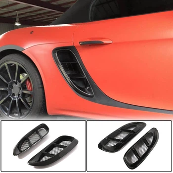 Накладки на передні крила (Карбон) для Porsche Boxster/Cayman 982 (718) 2016- рр