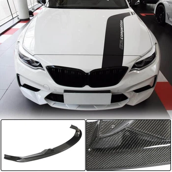 Передний спойлер Lip V6 для F87 M2 Competition, Карбон для BMW 2 серия F22/F23 2014-2021 гг