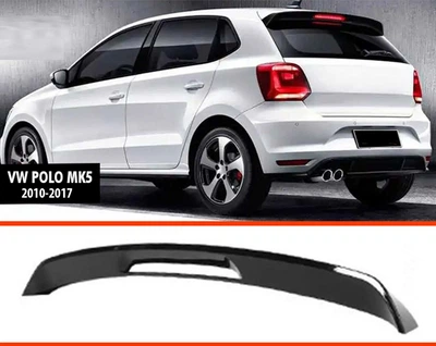 Спойлер DPT V-2 (HB, Черный Глянец) для Volkswagen Polo 2010-2017 гг