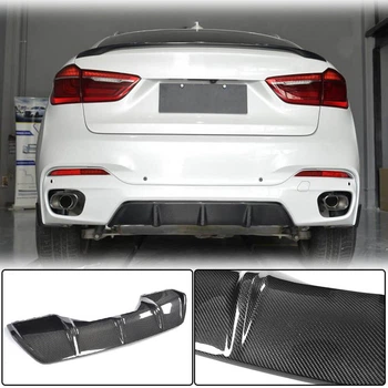 Дифузор заднього бампера V2 (для M-Sport, Карбон) для BMW X6 F16 2014-2019 рр