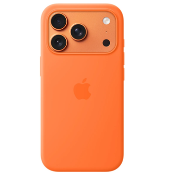 Силиконовий чохол для iPhone 17 Pro Orange FULL 75192