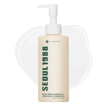 Гідрофільна олія K-Secret Seoul 1988 Cleansing Oil Pine Cica 1% + Probiotics з пробіотиками 200 мл