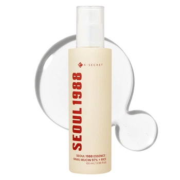 Эссенция K-Secret Seoul 1988 Essence Snail Mucin 97% + Rice успокаивающая с экстрактом улитки и рисом 100 мл