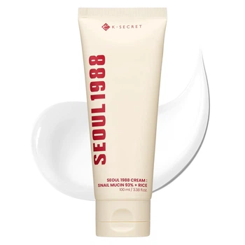 Крем K-Secret Seoul 1988 Cream Snail Mucin 93% + Rice для лица с фильтратом улитки 100 мл