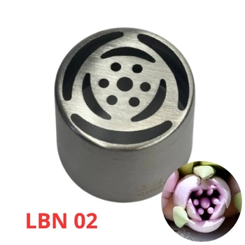 Насадка кондитерская МЕТАЛЛ для зефира БОЛЬШАЯ № LBN 02