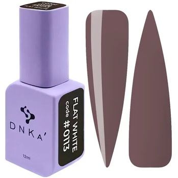 Гель-лак DNKa' Gel Polish Flat White #0113 на 12 мл — для манікюру та педикюру