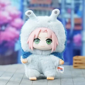 М’яка іграшка Сакура в костюмі Labubu 17 см колекційний анімеплюш Naruto (Китай)