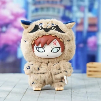Мягкая игрушка Гаара в костюме Labubu 17 см коллекционный анимеплюш Naruto (Китай)