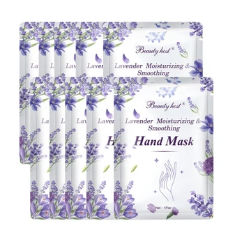 Набір масок-рукавичок для рук Lavender Moisturizing & Smoothing Hand Mask зволожувальний та розгладжувальний з лавандою 10 пар